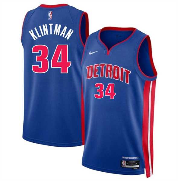Men's Detroit Pistons #34 Bobi Klintman Blue 2024 Icon Edition Stitched Jersey Dzhi,We sell and wholesale Men's Detroit Pistons #34 Bobi Klintman Blue 2024 Icon Edition Stitched Jersey Dzhi on line form chian!